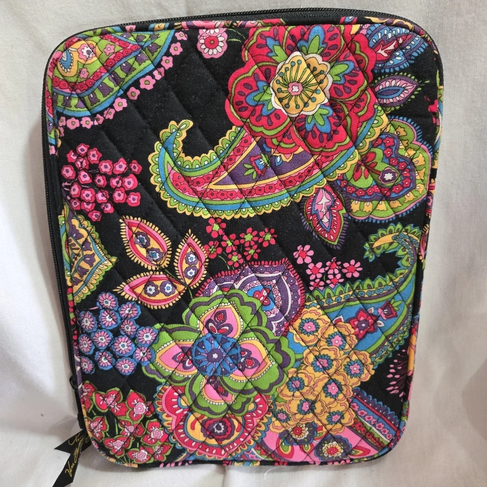 Vera Bradley Vibrant Floral Tablet Holder/Bag NWOT